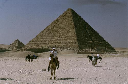 Mykerinos Pyramide, Gise 07/1989