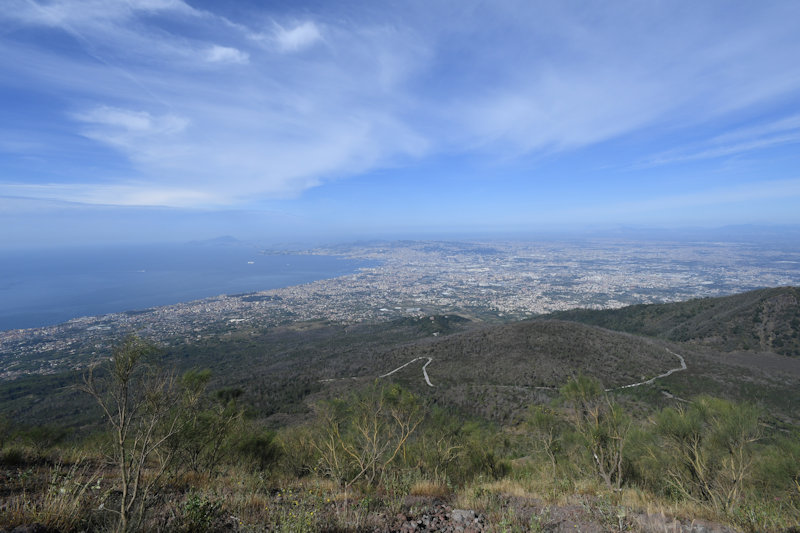 Neapel, Blick vom Vesuv