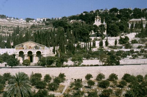 Gethsemani Kirche / Russische Magdalenenkirche, Jerusalem 07/1989