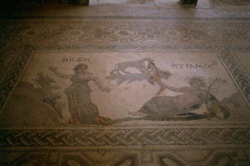 Thisbe und Pyramos, Haus des Dionysos, Neo Paphos 07/1989